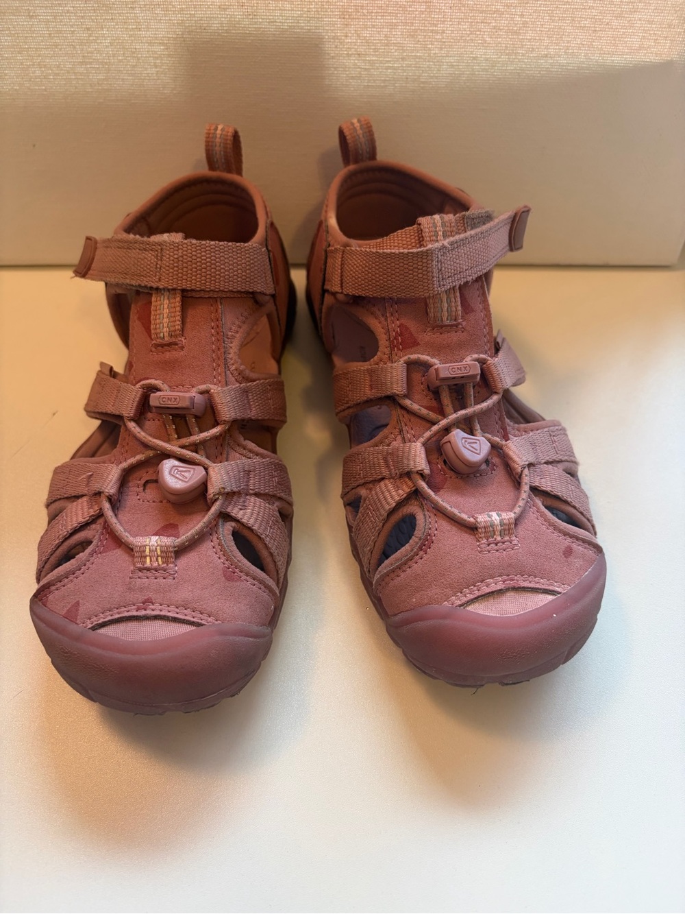 KEEN Kids' Size 2 Closed-Toe Sandal - Dusty Rose